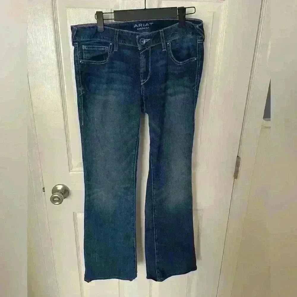 Ariat Jeans Womens Size 29R Bootcut Western Denim Made In Mexico